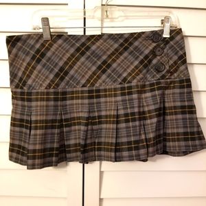💖 3/$20 Plaid, 90's grunge, pleated skirt